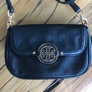 Tory Burch crossbody bag purse crossbody black leather
